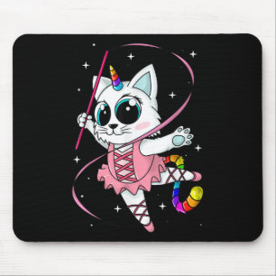 Unicorn Cat Cati Corn Kittycorn Cute Kitty Rainbow Mouse Mat