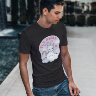 Unicorn Cat Creature Cute   T-Shirt