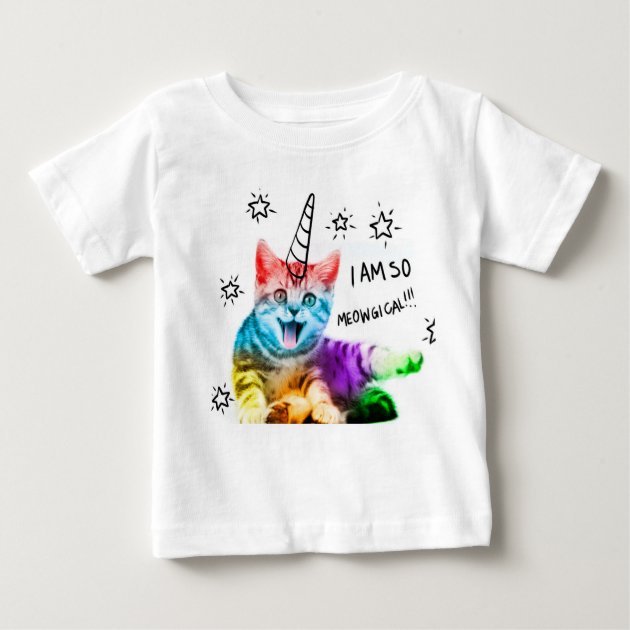 Unicorn cat t shirt Clearance