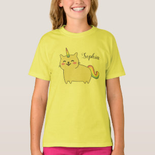 Unicorn Cat  Personalised T-shirt