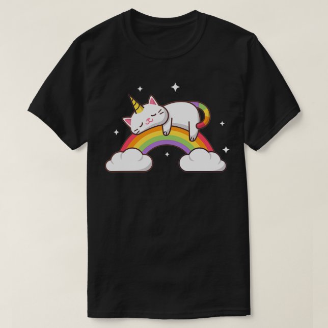 Unicorn Cat T-Shirt (Design Front)