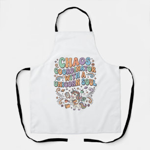 Unicorn Chaos Coordinator with a Unicorn Soul Kawa Apron