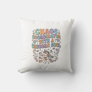 Unicorn Chaos Coordinator with a Unicorn Soul Kawa Cushion