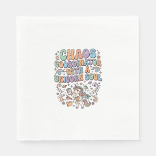 Unicorn Chaos Coordinator with a Unicorn Soul Kawa Napkin