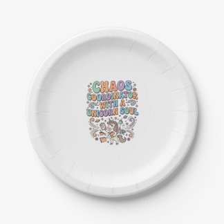 Unicorn Chaos Coordinator with a Unicorn Soul Kawa Paper Plate