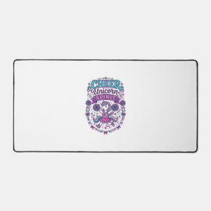Unicorn Cheer Unicorn Spirit Colourful POD Artwork Desk Mat