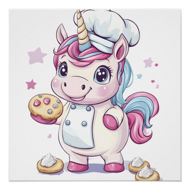 Unicorn Chef Baker (1) Poster (Front)