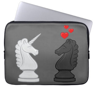 Unicorn Chess Knight Laptop Sleeve