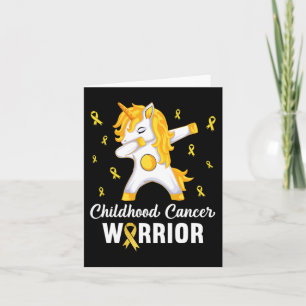Unicorn Childhood Cancer Warrior In September We W Card