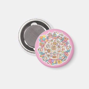 Unicorn Children's Party Magnet