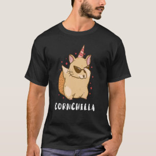 Unicorn Chinchilla Dabbing Magic Rodent Pet Dab Da T-Shirt