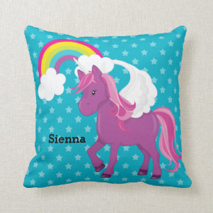 Unicorn * Choose your background colour Cushion