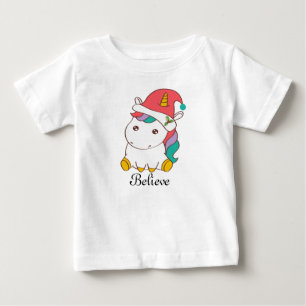 Unicorn Christmas Shirt for kids, toddlers