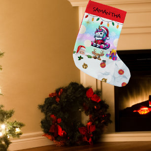 Unicorn Christmas Stocking