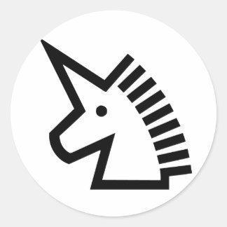 Unicorn Classic Round Sticker