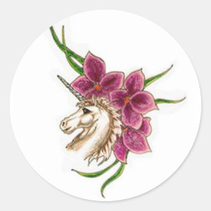 Unicorn Classic Round Sticker