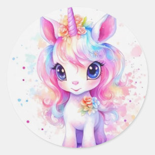 Unicorn Classic Round Sticker
