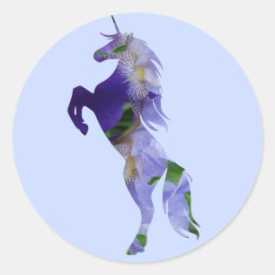 Unicorn Classic Round Sticker, Glossy Classic Round Sticker