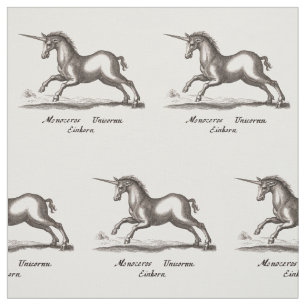 Unicorn Classic Running Magic Woodland Creature Fabric