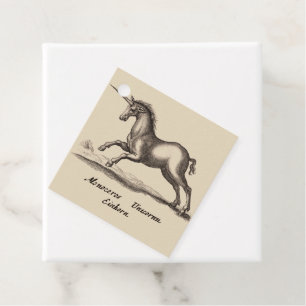 Unicorn Classic Running Magic Woodland Creature Favour Tags