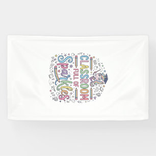 Unicorn Classroom Full of Sparkles Original Merch Banner
