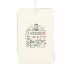 Unicorn Classroom Full of Sparkles Original Merch Car Air Freshener