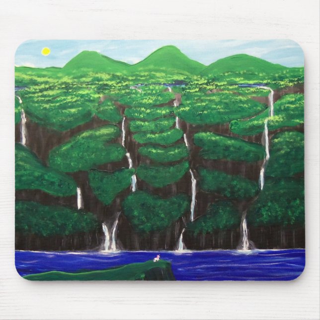 Unicorn Cliffs Mouse Mat (Front)