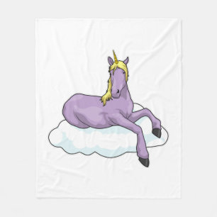 Unicorn Cloud Fleece Blanket