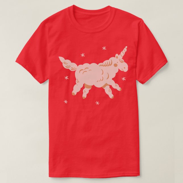 Unicorn cloud  T-Shirt (Design Front)