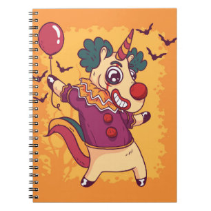 Unicorn Clown Notebook