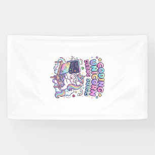 Unicorn Coding Unicorn Debug Squad Charming Market Banner