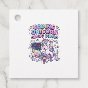 Unicorn Coding Unicorn Debug Squad Charming Market Favour Tags