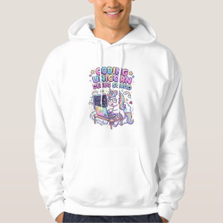 Unicorn Coding Unicorn Debug Squad Charming Market Hoodie