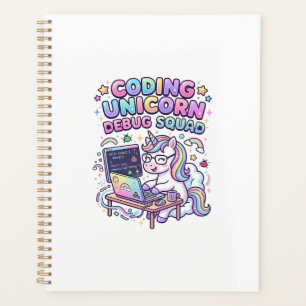 Unicorn Coding Unicorn Debug Squad Charming Market Planner