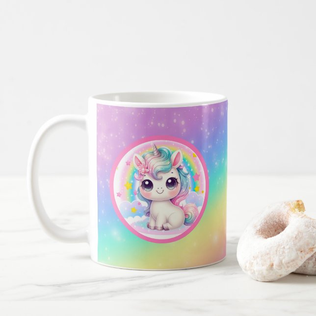 Unicorn  coffee mug (With Donut)