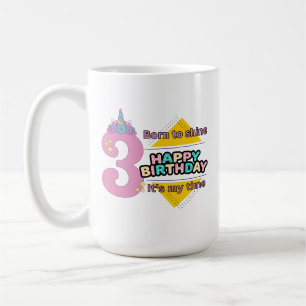 Unicorn coffee mug design for kids 