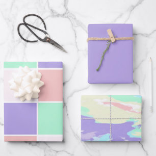 Unicorn Colour  Wrapping Paper Sheet