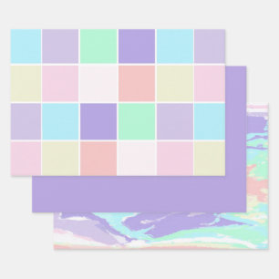 Unicorn Colours   Wrapping Paper Sheet