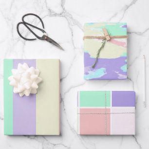 Unicorn Colours Wrapping Paper Sheet