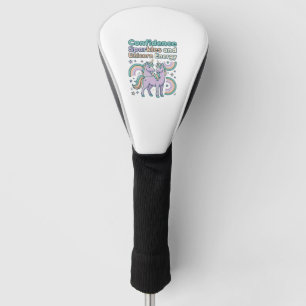 Unicorn Confidence Sparkles and Unicorn Energy Tre Golf Head Cover