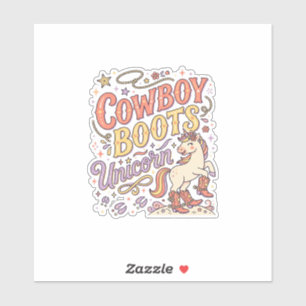 Unicorn Cowboy Boots Unicorn Whimsical Zazzle Desi