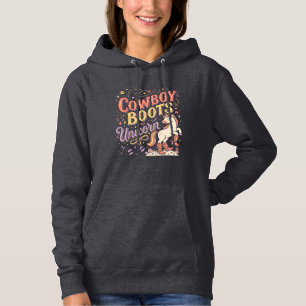 Unicorn Cowboy Boots Unicorn Whimsical Zazzle Desi Hoodie