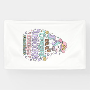 Unicorn Cowgirl Unicorn Energy Cute Pastel Product Banner