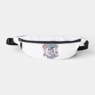 Unicorn Creep It Magical Retro Style T-Shirt Desig Bum Bags