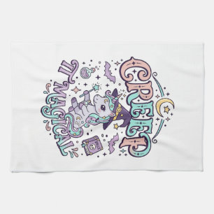 Unicorn Creep It Magical Retro Style T-Shirt Desig Tea Towel
