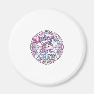Unicorn Crew Playful Print on Demand Design_1 Magnet