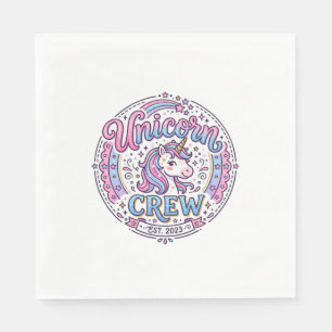 Unicorn Crew Playful Print on Demand Design_1 Napkin