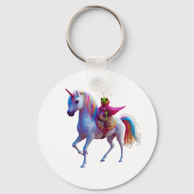 Unicorn Critter  Key Ring (Front)