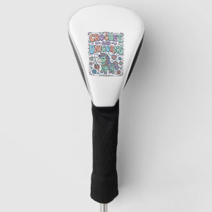 Unicorn Crochet and Unicorns Kawaii Sticker and Sh Golf Head Cover