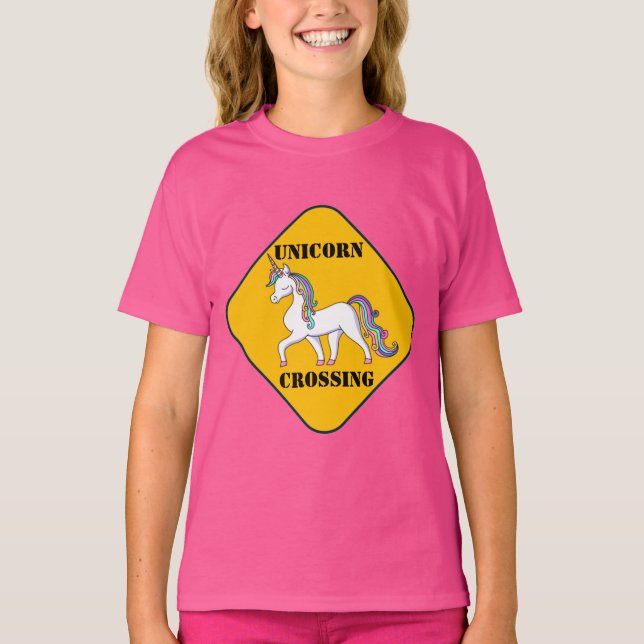 Unicorn Crossing T-Shirt (Front)